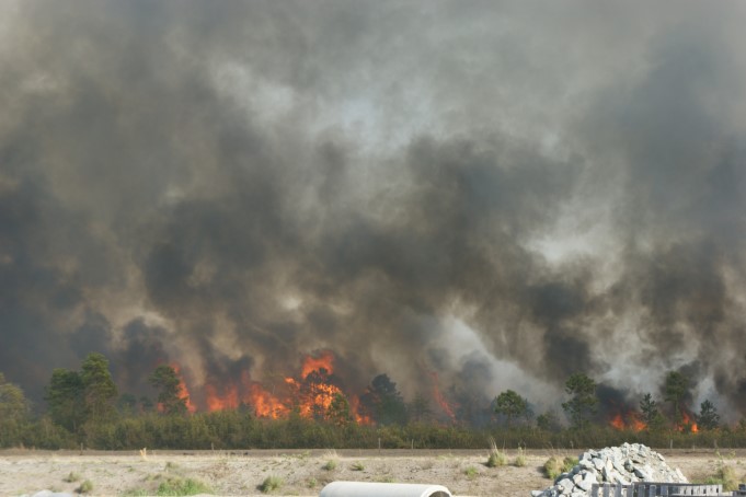 Fire off Hwy 31